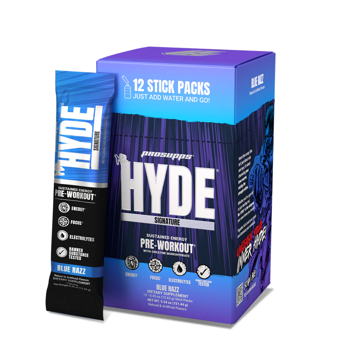 MR.HYDE SIGNATURE PRE-WORKOUT 12 STICK PACKS PROSUPPS