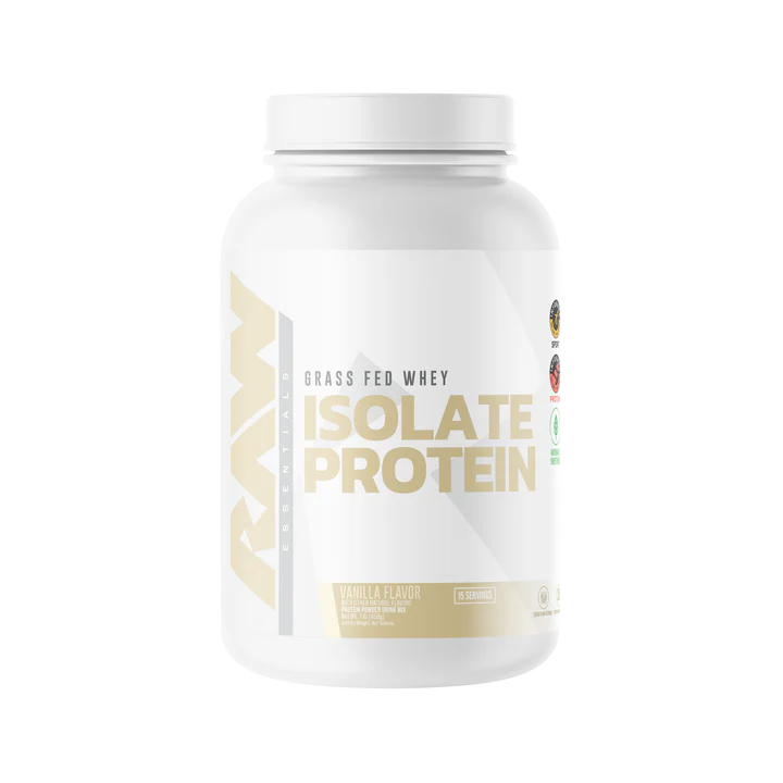 RAW NUTRITION GRASS FED WHEY ISOLATE PROTEIN