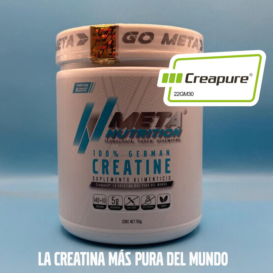 100% GERMAN CREATINE META NUTRITION CREAPURE 750G