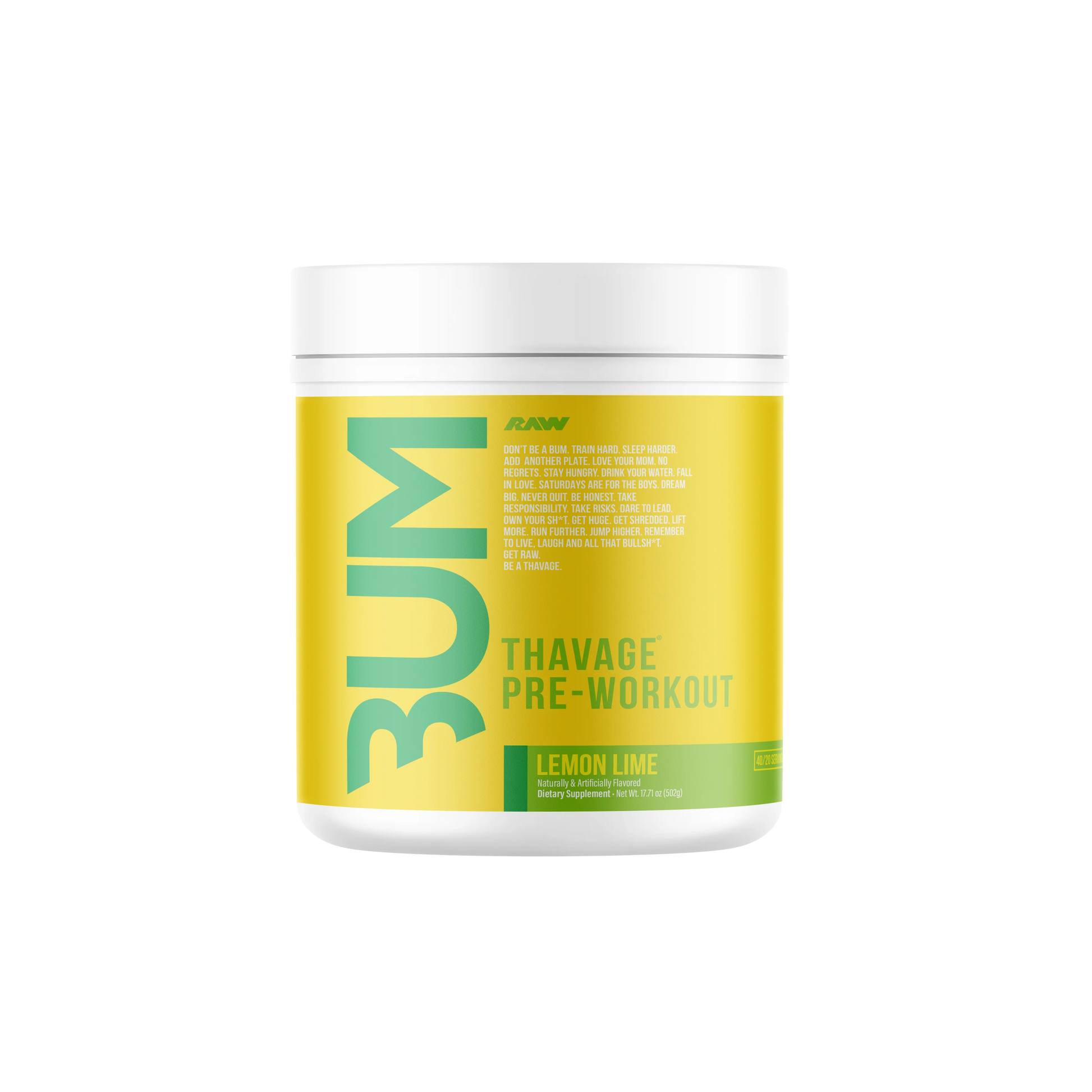 RAW CBUM THAVAGE PRE-WORKOUT
